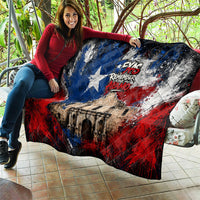 Texas Remember The Alamo Quilt Distressed Splatter Paint Texan Pride