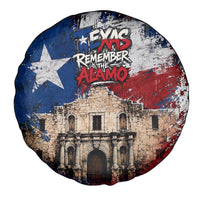 Texas Remember The Alamo Spare Tire Cover Distressed Splatter Paint Texan Pride