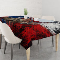 Texas Remember The Alamo Tablecloth Distressed Splatter Paint Texan Pride