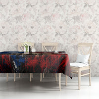 Texas Remember The Alamo Tablecloth Distressed Splatter Paint Texan Pride