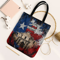 Texas Remember The Alamo Tote Bag Distressed Splatter Paint Texan Pride