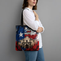 Texas Remember The Alamo Tote Bag Distressed Splatter Paint Texan Pride