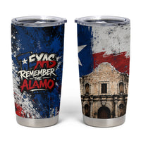 Texas Remember The Alamo Tumbler Cup Distressed Splatter Paint Texan Pride