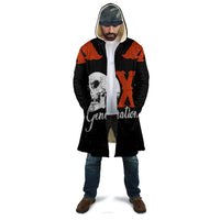 Generation X Skull Cloak Retro Distressed Grunge Edgy Nostalgia