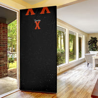 Generation X Skull Door Cover Retro Distressed Grunge Edgy Nostalgia