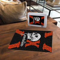 Generation X Skull Puzzle Retro Distressed Grunge Edgy Nostalgia
