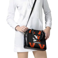 Generation X Skull Shoulder Handbag Retro Distressed Grunge Edgy Nostalgia