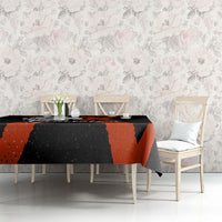 Generation X Skull Tablecloth Retro Distressed Grunge Edgy Nostalgia