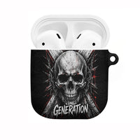 Generation X Skull AirPods Case Distressed Heavy Metal Grunge
