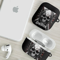 Generation X Skull AirPods Case Distressed Heavy Metal Grunge