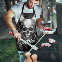 Generation X Skull Apron Distressed Heavy Metal Grunge