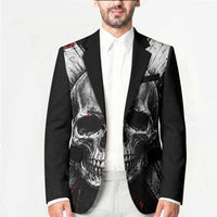 Generation X Skull Blazer Distressed Heavy Metal Grunge