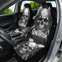 Generation X Skull Car Seat Cover Distressed Heavy Metal Grunge