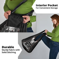 Generation X Skull Grocery Bag Distressed Heavy Metal Grunge