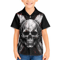 Generation X Skull Kid Hawaiian Shirt Distressed Heavy Metal Grunge
