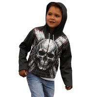 Generation X Skull Kid Hoodie Distressed Heavy Metal Grunge