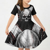Generation X Skull Kid Short Sleeve Dress Distressed Heavy Metal Grunge