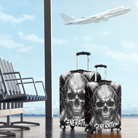 Generation X Skull Luggage Cover Distressed Heavy Metal Grunge