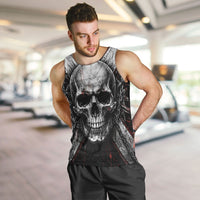 Generation X Skull Men Tank Top Distressed Heavy Metal Grunge