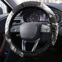 Generation X Skull Steering Wheel Cover Distressed Heavy Metal Grunge