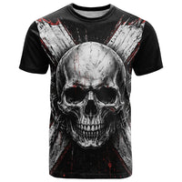Generation X Skull T Shirt Distressed Heavy Metal Grunge
