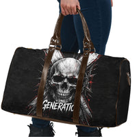 Generation X Skull Travel Bag Distressed Heavy Metal Grunge