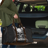 Generation X Skull Travel Bag Distressed Heavy Metal Grunge
