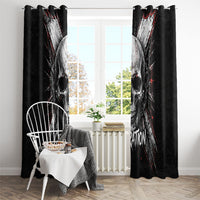 Generation X Skull Window Curtain Distressed Heavy Metal Grunge