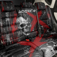 Generation X Mohawk Skull Back Car Seat Cover Distressed Punk Rock Grunge