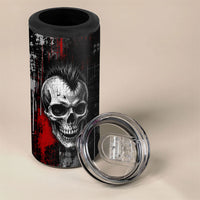 Generation X Mohawk Skull 4 in 1 Can Cooler Tumbler Distressed Punk Rock Grunge