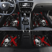 Generation X Mohawk Skull Car Mats Distressed Punk Rock Grunge