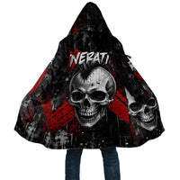 Generation X Mohawk Skull Cloak Distressed Punk Rock Grunge