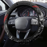 Generation X Mohawk Skull Steering Wheel Cover Distressed Punk Rock Grunge