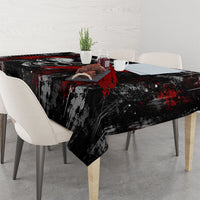 Generation X Mohawk Skull Tablecloth Distressed Punk Rock Grunge