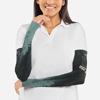Bigfoot Wilderness Solitude Arm Sleeves Cryptid Forest Graphic In Distressed Vintage Style