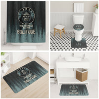 Bigfoot Wilderness Solitude Bathroom Set Cryptid Forest Graphic In Distressed Vintage Style