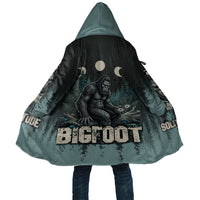Bigfoot Wilderness Solitude Cloak Cryptid Forest Graphic In Distressed Vintage Style