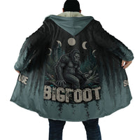 Bigfoot Wilderness Solitude Cloak Cryptid Forest Graphic In Distressed Vintage Style