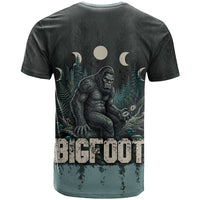 Bigfoot Wilderness Solitude T Shirt Cryptid Forest Graphic In Distressed Vintage Style