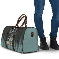 Bigfoot Wilderness Solitude Travel Bag Cryptid Forest Graphic In Distressed Vintage Style