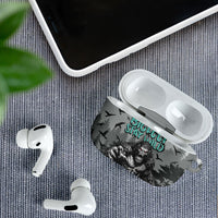 Bigfoot Stay Wild I Hate People AirPods Case Angry Sasquatch Distressed Forest Dark Fantasy
