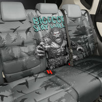 Bigfoot Stay Wild I Hate People Back Car Seat Cover Angry Sasquatch Distressed Forest Dark Fantasy