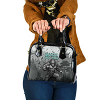 Bigfoot Stay Wild I Hate People Shoulder Handbag Angry Sasquatch Distressed Forest Dark Fantasy