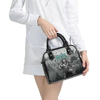 Bigfoot Stay Wild I Hate People Shoulder Handbag Angry Sasquatch Distressed Forest Dark Fantasy