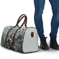 Bigfoot Stay Wild I Hate People Travel Bag Angry Sasquatch Distressed Forest Dark Fantasy