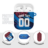 Personalized Antigua And Barbuda Cricket AirPods Case Falcons Mascot Sport Style
