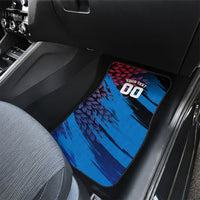 Personalized Antigua And Barbuda Cricket Car Mats Falcons Mascot Sport Style