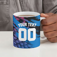 Personalized Antigua And Barbuda Cricket Ceramic Mug Falcons Mascot Sport Style