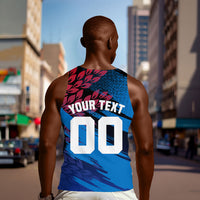 Personalized Antigua And Barbuda Cricket Men Tank Top Falcons Mascot Sport Style