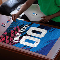 Personalized Antigua And Barbuda Cricket Puzzle Falcons Mascot Sport Style